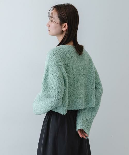 SENSE OF PLACE by URBAN RESEARCH / センスオブプレイス バイ アーバンリサーチ カーディガン・ボレロ | 『洗濯可』コードテープヤーンカーディガン | 詳細2