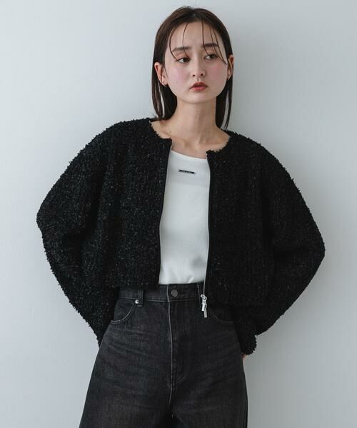 SENSE OF PLACE by URBAN RESEARCH / センスオブプレイス バイ アーバンリサーチ カーディガン・ボレロ | 『洗濯可』コードテープヤーンカーディガン | 詳細20