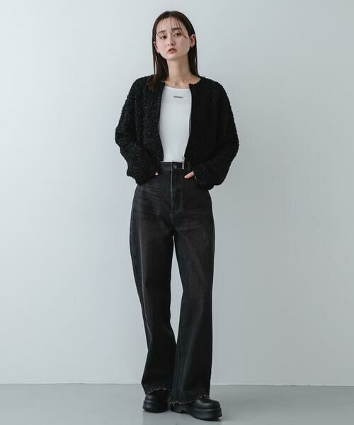 SENSE OF PLACE by URBAN RESEARCH / センスオブプレイス バイ アーバンリサーチ カーディガン・ボレロ | 『洗濯可』コードテープヤーンカーディガン | 詳細22