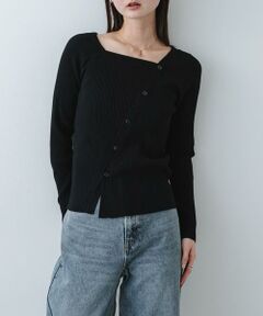 SENSE OF PLACE by URBAN RESEARCH / センスオブプレイス バイ アーバンリサーチ ニット・セーター | 『洗濯可』アシメデザインリブセーター