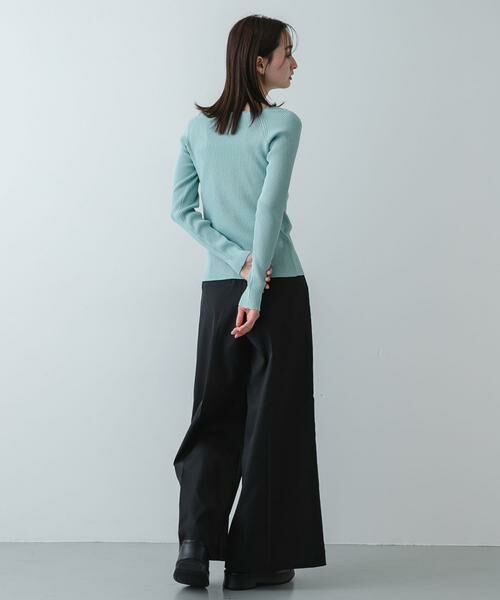 SENSE OF PLACE by URBAN RESEARCH / センスオブプレイス バイ アーバンリサーチ ニット・セーター | 『洗濯可』アシメデザインリブセーター | 詳細4