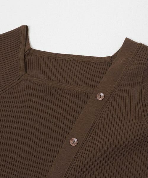 SENSE OF PLACE by URBAN RESEARCH / センスオブプレイス バイ アーバンリサーチ ニット・セーター | 『洗濯可』アシメデザインリブセーター | 詳細13