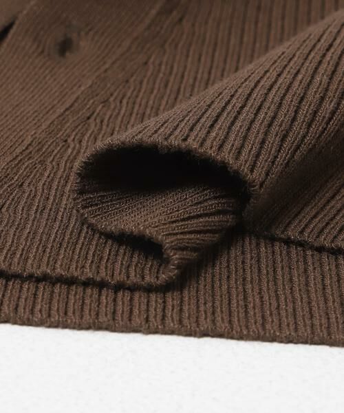 SENSE OF PLACE by URBAN RESEARCH / センスオブプレイス バイ アーバンリサーチ ニット・セーター | 『洗濯可』アシメデザインリブセーター | 詳細16