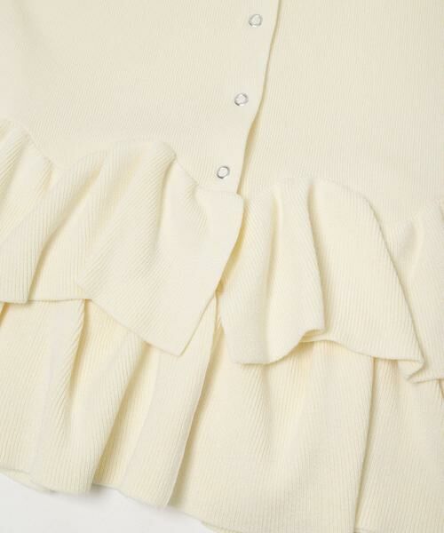 SENSE OF PLACE by URBAN RESEARCH / センスオブプレイス バイ アーバンリサーチ カーディガン・ボレロ | 『洗濯可』ウェーブペプラムニットカーディガン | 詳細20
