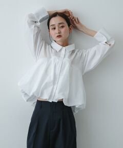 SENSE OF PLACE by URBAN RESEARCH / センスオブプレイス バイ アーバンリサーチ シャツ・ブラウス | 『イージーケア』シルバーボタンバルーンシャツ