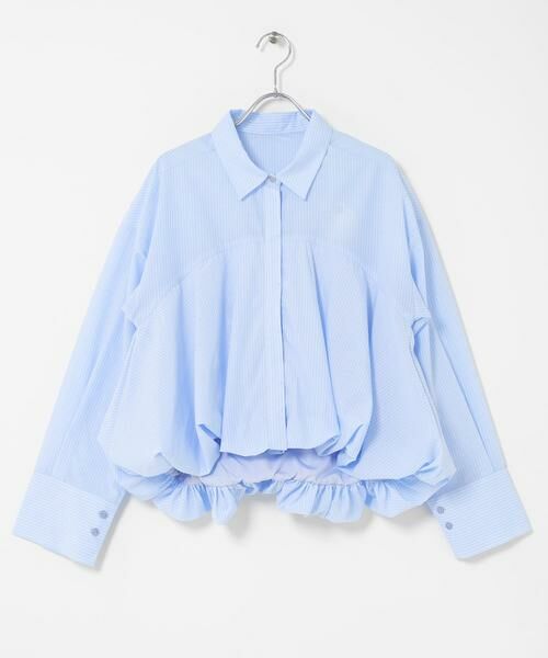 SENSE OF PLACE by URBAN RESEARCH / センスオブプレイス バイ アーバンリサーチ シャツ・ブラウス | 『イージーケア』シルバーボタンバルーンシャツ | 詳細6