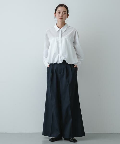 SENSE OF PLACE by URBAN RESEARCH / センスオブプレイス バイ アーバンリサーチ シャツ・ブラウス | 『イージーケア』シルバーボタンバルーンシャツ | 詳細14