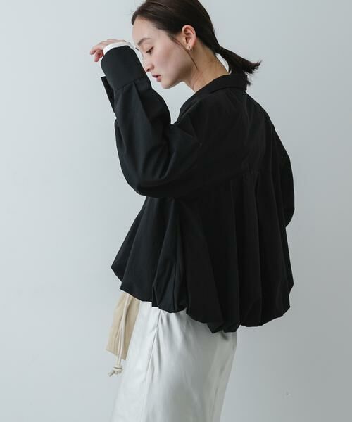 SENSE OF PLACE by URBAN RESEARCH / センスオブプレイス バイ アーバンリサーチ シャツ・ブラウス | 『イージーケア』シルバーボタンバルーンシャツ | 詳細19