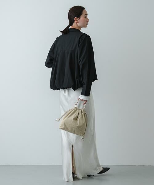 SENSE OF PLACE by URBAN RESEARCH / センスオブプレイス バイ アーバンリサーチ シャツ・ブラウス | 『イージーケア』シルバーボタンバルーンシャツ | 詳細22