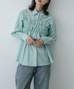 SENSE OF PLACE by URBAN RESEARCH / センスオブプレイス バイ アーバンリサーチ Tシャツ | シャーリングビスチェセットシャツ