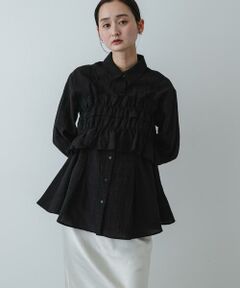 SENSE OF PLACE by URBAN RESEARCH / センスオブプレイス バイ アーバンリサーチ Tシャツ | シャーリングビスチェセットシャツ