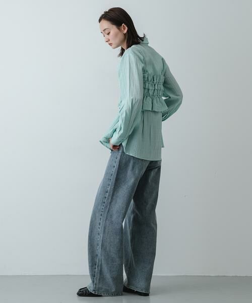 SENSE OF PLACE by URBAN RESEARCH / センスオブプレイス バイ アーバンリサーチ Tシャツ | シャーリングビスチェセットシャツ | 詳細4