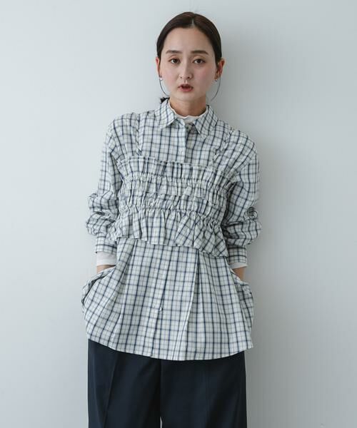 SENSE OF PLACE by URBAN RESEARCH / センスオブプレイス バイ アーバンリサーチ Tシャツ | シャーリングビスチェセットシャツ | 詳細8