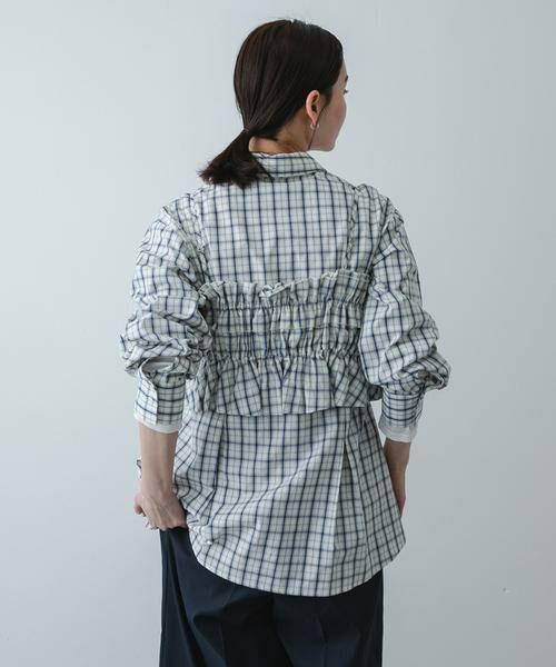 SENSE OF PLACE by URBAN RESEARCH / センスオブプレイス バイ アーバンリサーチ Tシャツ | シャーリングビスチェセットシャツ | 詳細10
