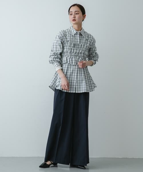 SENSE OF PLACE by URBAN RESEARCH / センスオブプレイス バイ アーバンリサーチ Tシャツ | シャーリングビスチェセットシャツ | 詳細11