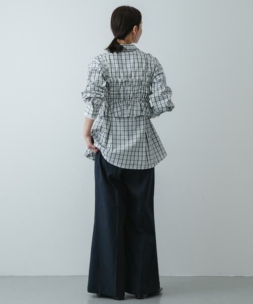 SENSE OF PLACE by URBAN RESEARCH / センスオブプレイス バイ アーバンリサーチ Tシャツ | シャーリングビスチェセットシャツ | 詳細13