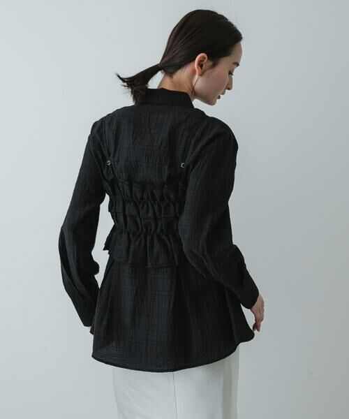 SENSE OF PLACE by URBAN RESEARCH / センスオブプレイス バイ アーバンリサーチ Tシャツ | シャーリングビスチェセットシャツ | 詳細23