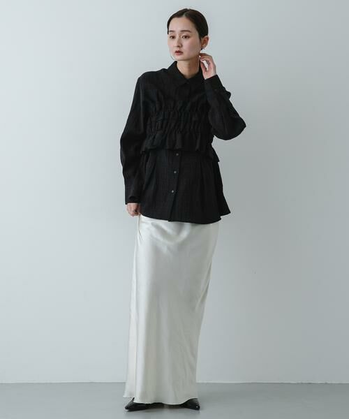 SENSE OF PLACE by URBAN RESEARCH / センスオブプレイス バイ アーバンリサーチ Tシャツ | シャーリングビスチェセットシャツ | 詳細24