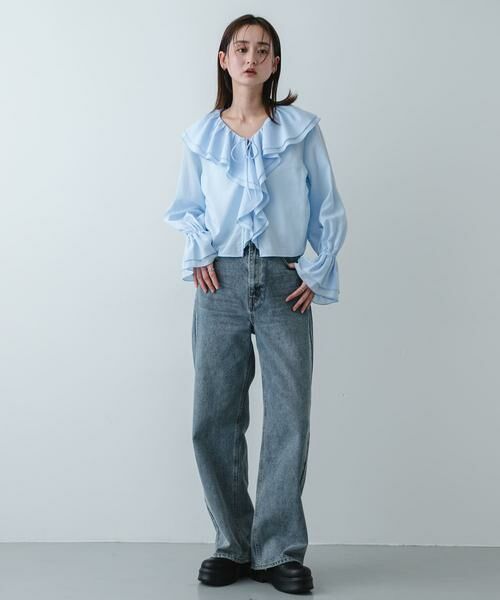 SENSE OF PLACE by URBAN RESEARCH / センスオブプレイス バイ アーバンリサーチ Tシャツ | ラッフルブラウス | 詳細3