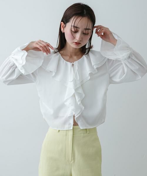 SENSE OF PLACE by URBAN RESEARCH / センスオブプレイス バイ アーバンリサーチ Tシャツ | ラッフルブラウス | 詳細10