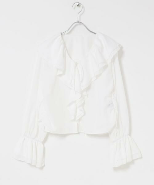 SENSE OF PLACE by URBAN RESEARCH / センスオブプレイス バイ アーバンリサーチ シャツ・ブラウス | ラッフルブラウス | 詳細19