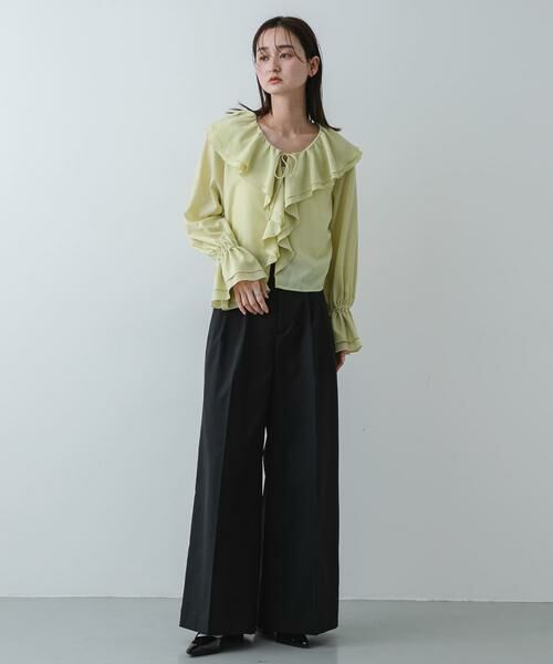 SENSE OF PLACE by URBAN RESEARCH / センスオブプレイス バイ アーバンリサーチ Tシャツ | ラッフルブラウス | 詳細19