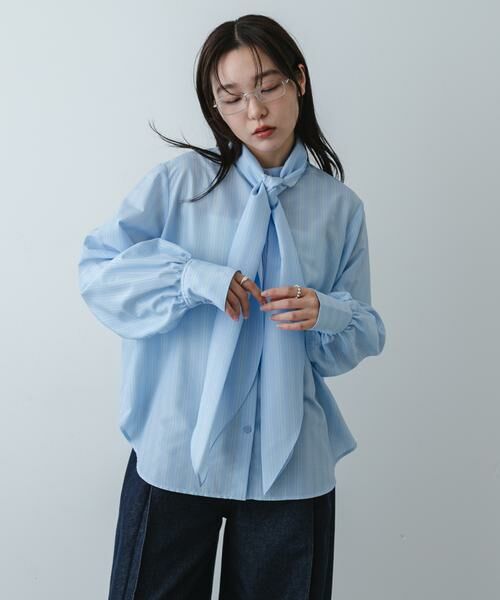 SENSE OF PLACE by URBAN RESEARCH / センスオブプレイス バイ アーバンリサーチ シャツ・ブラウス | 『イージーケア』ボウタイリボンブラウス | 詳細1