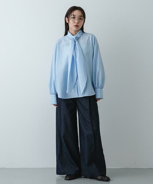 SENSE OF PLACE by URBAN RESEARCH / センスオブプレイス バイ アーバンリサーチ シャツ・ブラウス | 『イージーケア』ボウタイリボンブラウス | 詳細3