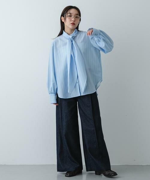 SENSE OF PLACE by URBAN RESEARCH / センスオブプレイス バイ アーバンリサーチ シャツ・ブラウス | 『イージーケア』ボウタイリボンブラウス | 詳細4