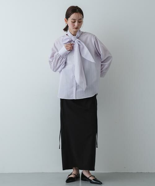 SENSE OF PLACE by URBAN RESEARCH / センスオブプレイス バイ アーバンリサーチ シャツ・ブラウス | 『イージーケア』ボウタイリボンブラウス | 詳細14