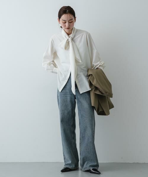 SENSE OF PLACE by URBAN RESEARCH / センスオブプレイス バイ アーバンリサーチ シャツ・ブラウス | 『イージーケア』ボウタイリボンブラウス | 詳細25