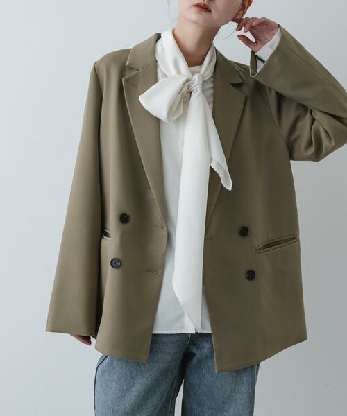 SENSE OF PLACE by URBAN RESEARCH / センスオブプレイス バイ アーバンリサーチ シャツ・ブラウス | 『イージーケア』ボウタイリボンブラウス（アイボリー）