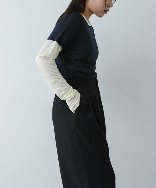 SENSE OF PLACE by URBAN RESEARCH / センスオブプレイス バイ アーバンリサーチ その他パンツ | 『イージーケア/速乾/UVカット/接触冷感』ツータックルーズスラックス | 詳細4