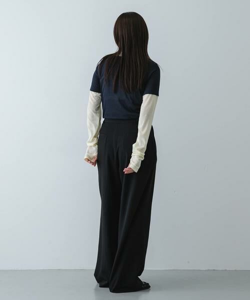 SENSE OF PLACE by URBAN RESEARCH / センスオブプレイス バイ アーバンリサーチ その他パンツ | 『イージーケア/速乾/UVカット/接触冷感』ツータックルーズスラックス | 詳細6