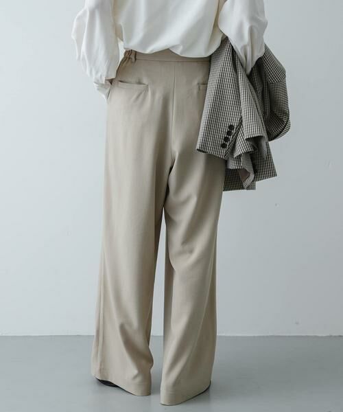 SENSE OF PLACE by URBAN RESEARCH / センスオブプレイス バイ アーバンリサーチ その他パンツ | 『イージーケア/速乾/UVカット/接触冷感』ツータックルーズスラックス | 詳細30