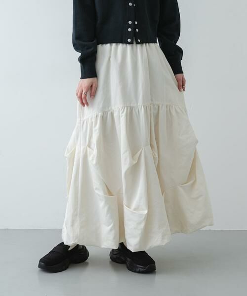 SENSE OF PLACE by URBAN RESEARCH / センスオブプレイス バイ アーバンリサーチ スカート | タックバルーンスカート | 詳細1