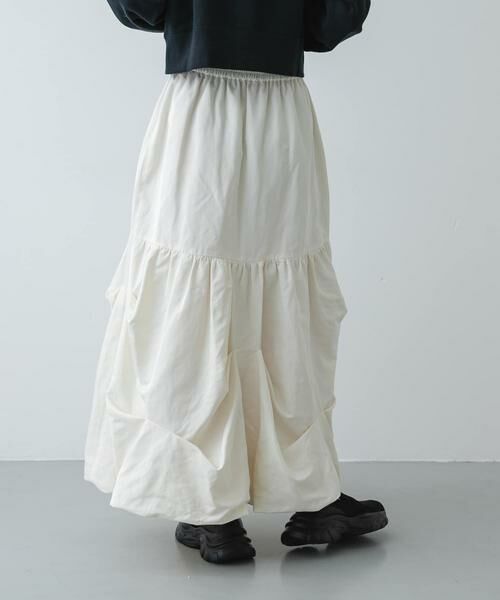SENSE OF PLACE by URBAN RESEARCH / センスオブプレイス バイ アーバンリサーチ スカート | タックバルーンスカート | 詳細3