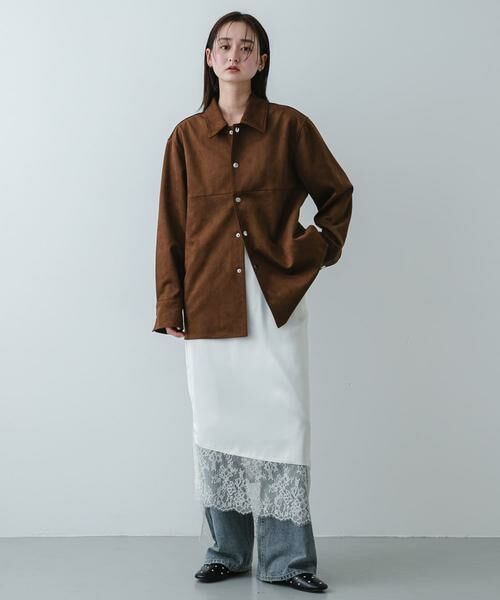 SENSE OF PLACE by URBAN RESEARCH / センスオブプレイス バイ アーバンリサーチ スカート | アシメレースヘムスカート | 詳細3