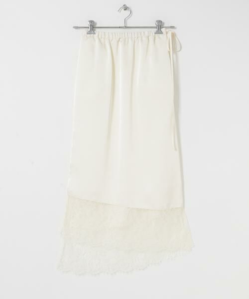 SENSE OF PLACE by URBAN RESEARCH / センスオブプレイス バイ アーバンリサーチ スカート | アシメレースヘムスカート | 詳細5