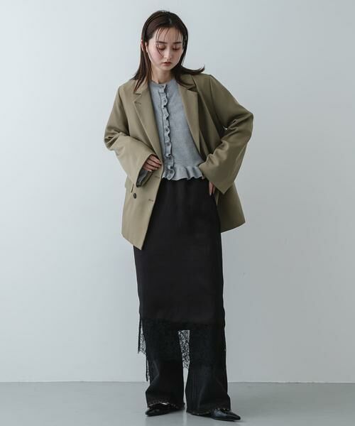 SENSE OF PLACE by URBAN RESEARCH / センスオブプレイス バイ アーバンリサーチ スカート | アシメレースヘムスカート | 詳細11