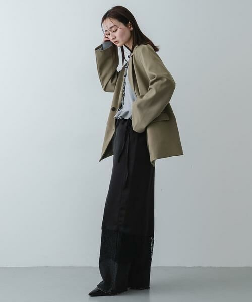 SENSE OF PLACE by URBAN RESEARCH / センスオブプレイス バイ アーバンリサーチ スカート | アシメレースヘムスカート | 詳細12