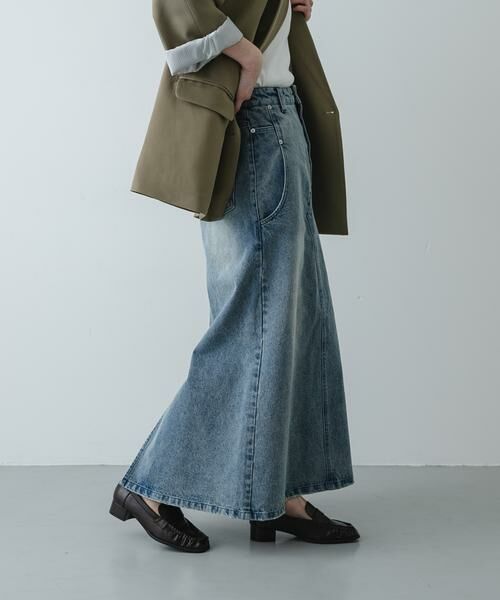 SENSE OF PLACE by URBAN RESEARCH / センスオブプレイス バイ アーバンリサーチ スカート | セミフレアデニムスカート | 詳細2