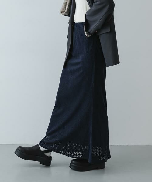 SENSE OF PLACE by URBAN RESEARCH / センスオブプレイス バイ アーバンリサーチ スカート | FSパンチングナロースカート | 詳細1