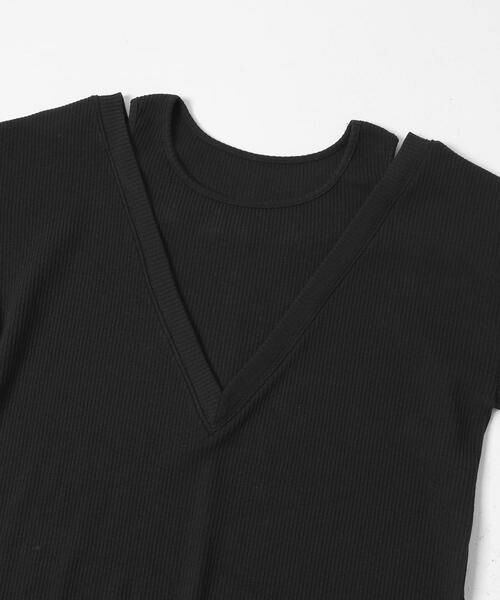SENSE OF PLACE by URBAN RESEARCH / センスオブプレイス バイ アーバンリサーチ ワンピース | レイヤードネックリブワンピース | 詳細2