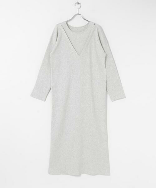 SENSE OF PLACE by URBAN RESEARCH / センスオブプレイス バイ アーバンリサーチ ワンピース | レイヤードネックリブワンピース | 詳細19
