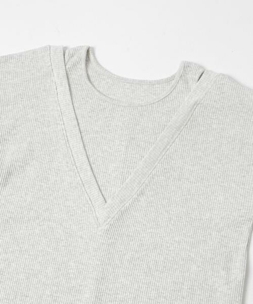 SENSE OF PLACE by URBAN RESEARCH / センスオブプレイス バイ アーバンリサーチ ワンピース | レイヤードネックリブワンピース | 詳細20