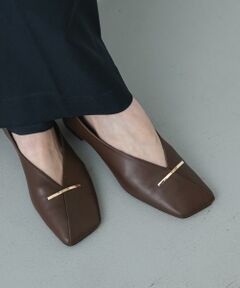 SENSE OF PLACE by URBAN RESEARCH / センスオブプレイス バイ アーバンリサーチ シューズ | 『抗菌』スクエアカットフラットシューズ