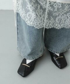 SENSE OF PLACE by URBAN RESEARCH / センスオブプレイス バイ アーバンリサーチ シューズ | 『抗菌』スクエアカットフラットシューズ