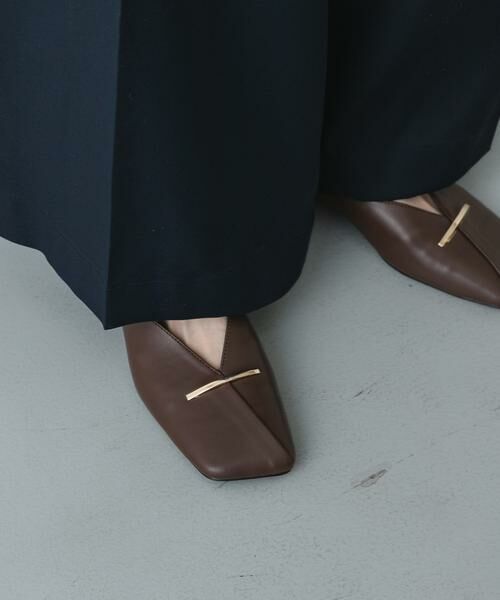 SENSE OF PLACE by URBAN RESEARCH / センスオブプレイス バイ アーバンリサーチ シューズ | 『抗菌』スクエアカットフラットシューズ | 詳細1