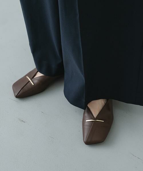 SENSE OF PLACE by URBAN RESEARCH / センスオブプレイス バイ アーバンリサーチ シューズ | 『抗菌』スクエアカットフラットシューズ | 詳細2